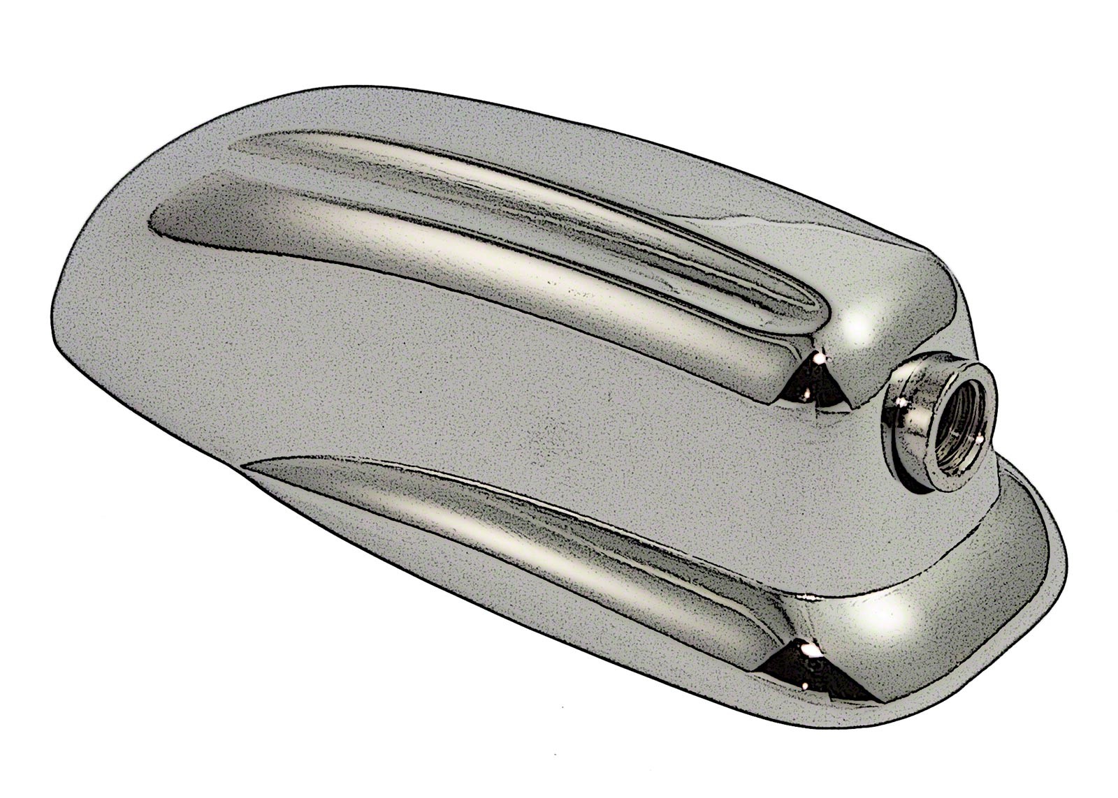 L18BD - Coquille Grosse Caisse - 57mm (x1)