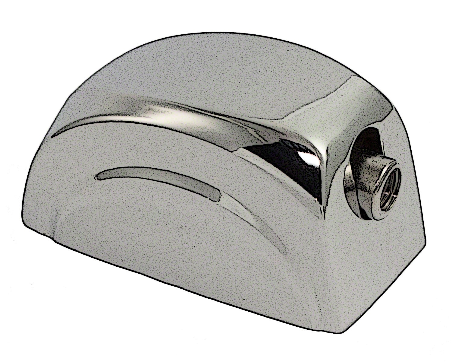 L19BDSDTT - Coquille Caisse Claire / Tom / Grosse Caisse - 38mm (x1)