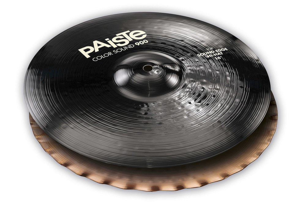 Cymbales Charleston 900 Serie Color Sound Black