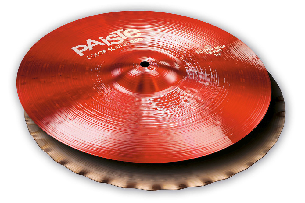 Cymbales Charleston 900 Serie Color Sound Red