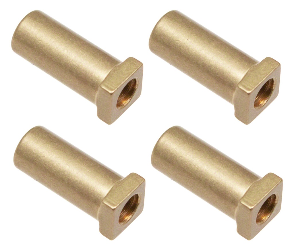 SN-SQ-20RL - Cheminée 20mm Tête Carrée - Laiton Laqué (x4)