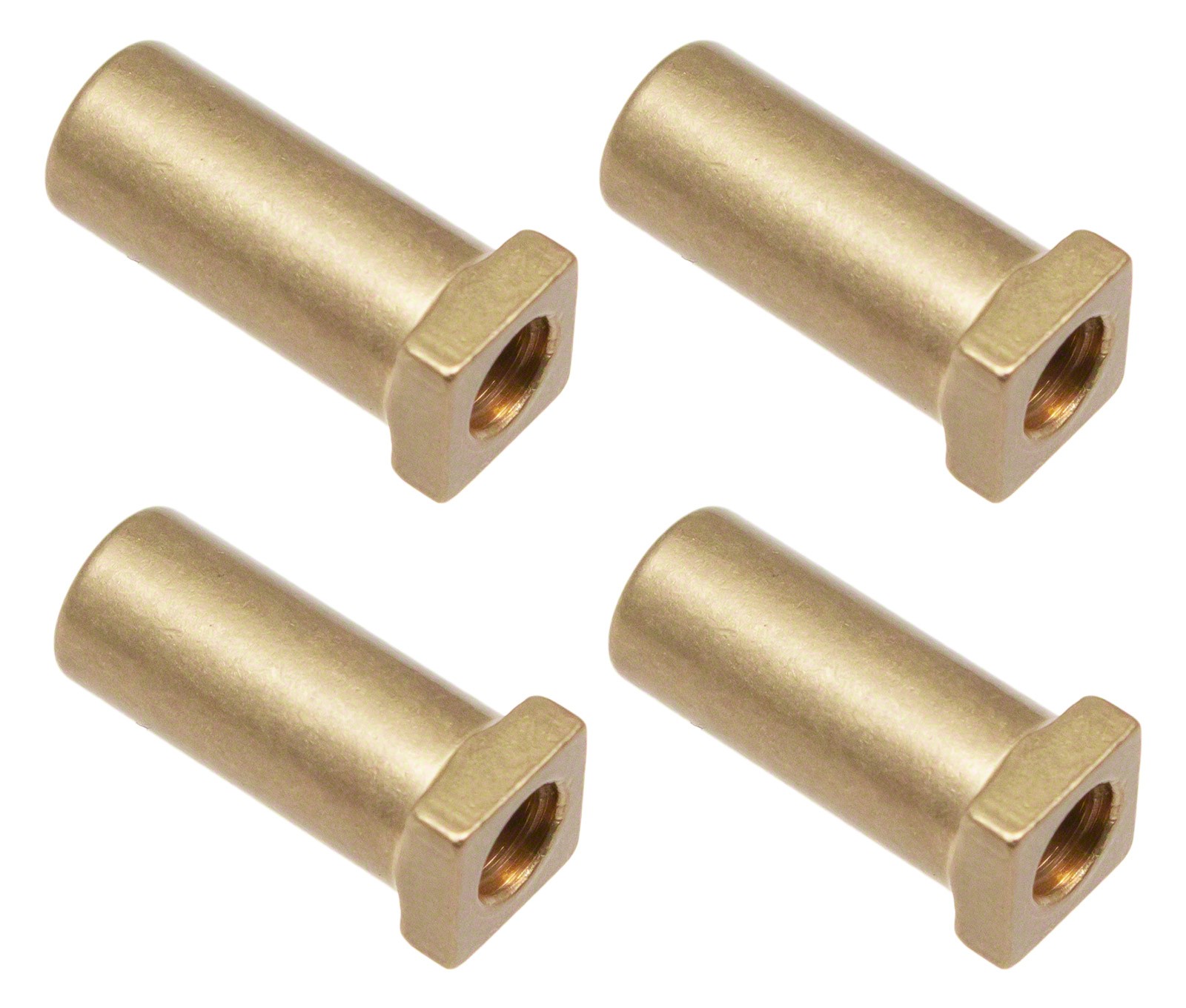SN-SQ-20RL - Cheminée 20mm Tête Carrée - Laiton Laqué (x4)