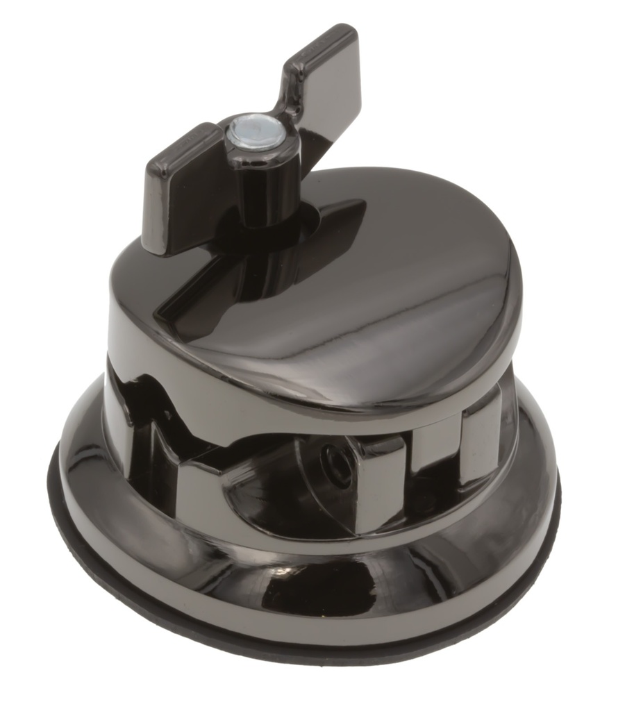 TB10BK - Coquille Ronde Deluxe Support Tom / Tom Basse Noir 50mm (x1)