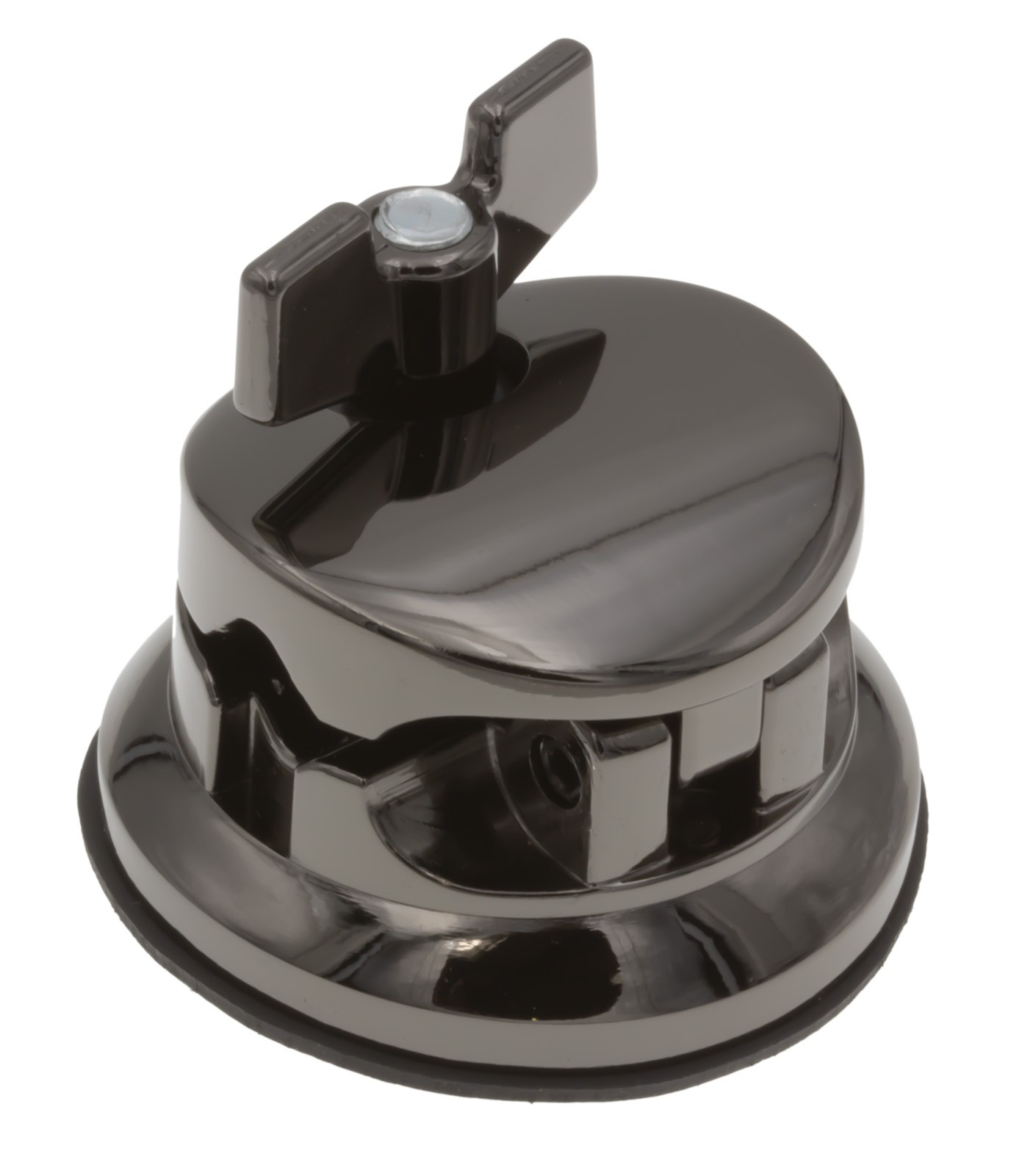 TB10BK - Coquille Ronde Deluxe Support Tom / Tom Basse Noir 50mm (x1)