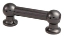 TL12D38-BK - Coquille Tube - 38mm - Noir - Double Tirant (x1)