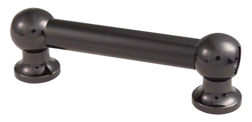 TL12D51-BK - Coquille Tube - 51mm - Noir - Double Tirant (x1)