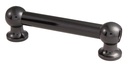 TL12D56-BK - Coquille Tube - 56mm - Noir - Double Tirant (x1)
