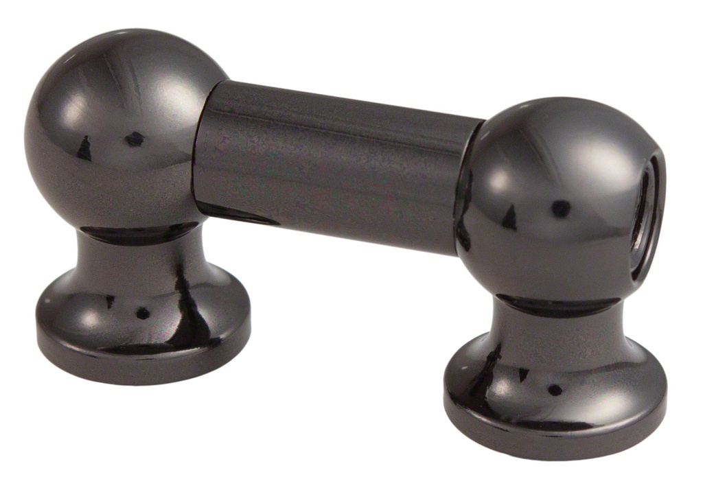 TL12S25-BK - Coquille Tube - 25mm - Noir - Mono Tirant (x1)