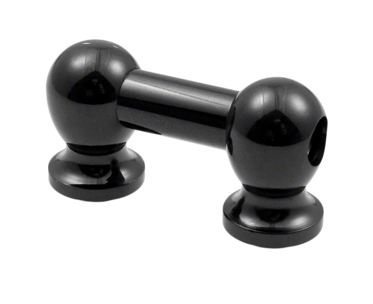 TL1S25-BK - Coquille Tube - 25mm - Noir - Mono Tirant (x1)