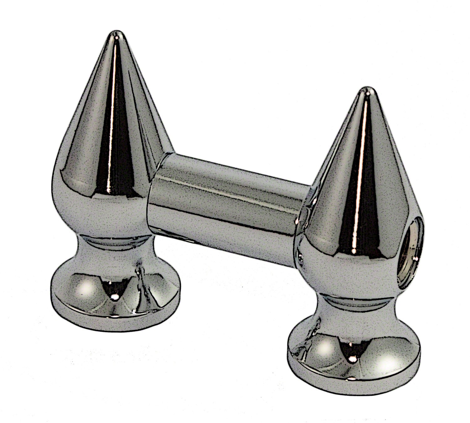 TL4D25 - Coquille Tube - 25mm - Double Tirant (x1)