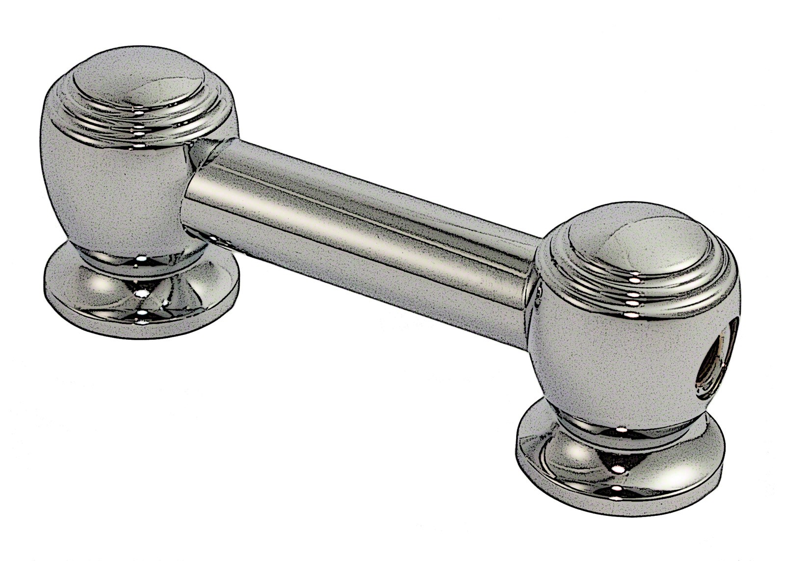 TL9D51 - Coquille Tube - 51mm - Double Tirant (x1)