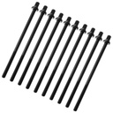 TRC-102W-BK - Tirant 102mm Noir avec Rondelle - Filetage 7/32" (x10)