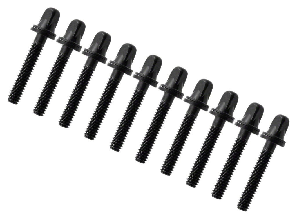 TRC-30W-BK - Tirant 30mm Noir avec Rondelle - Filetage 7/32" (x10)