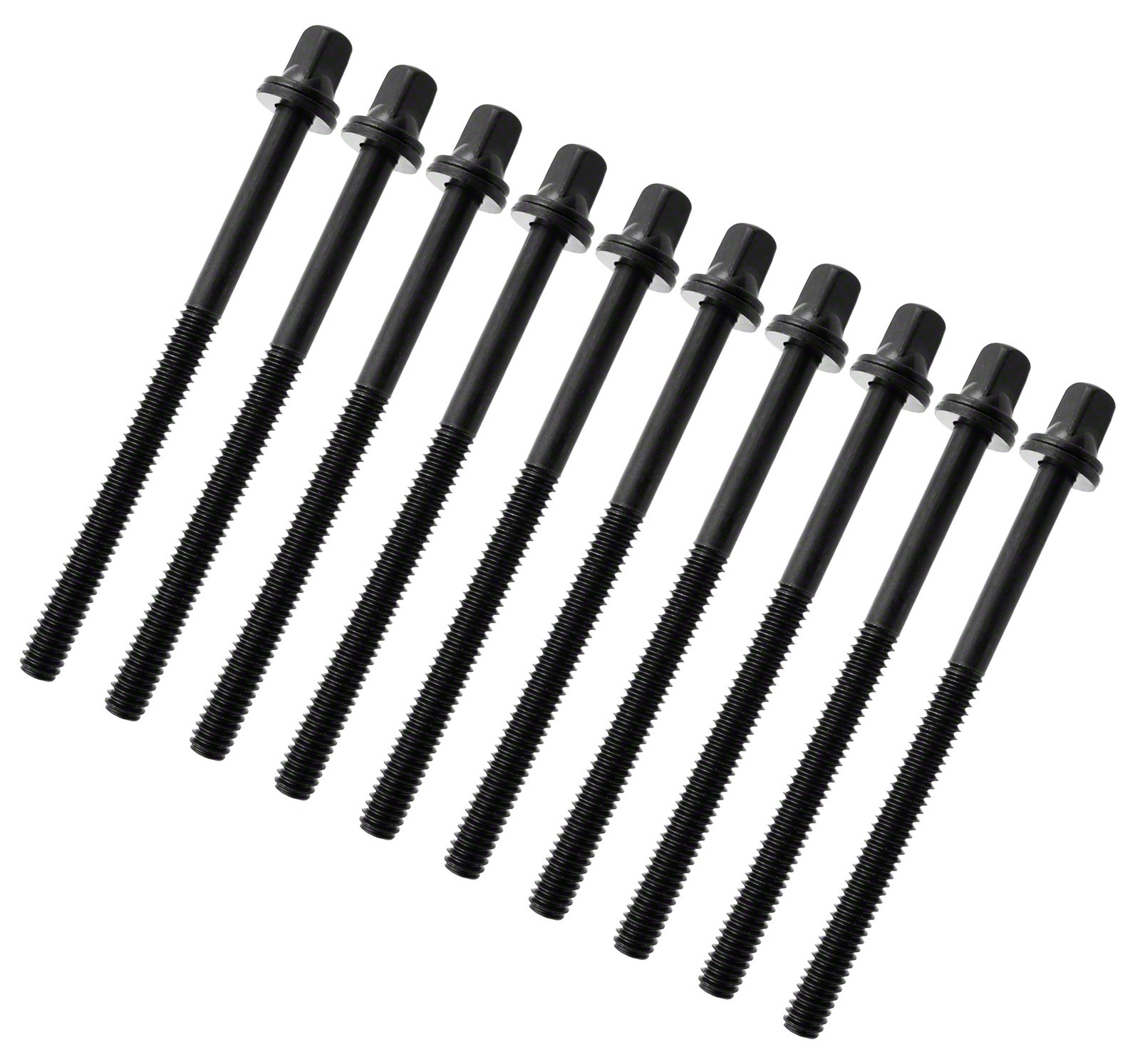 TRC-75W-BK - Tirant 75mm Noir avec Rondelle - Filetage 7/32" (x10)