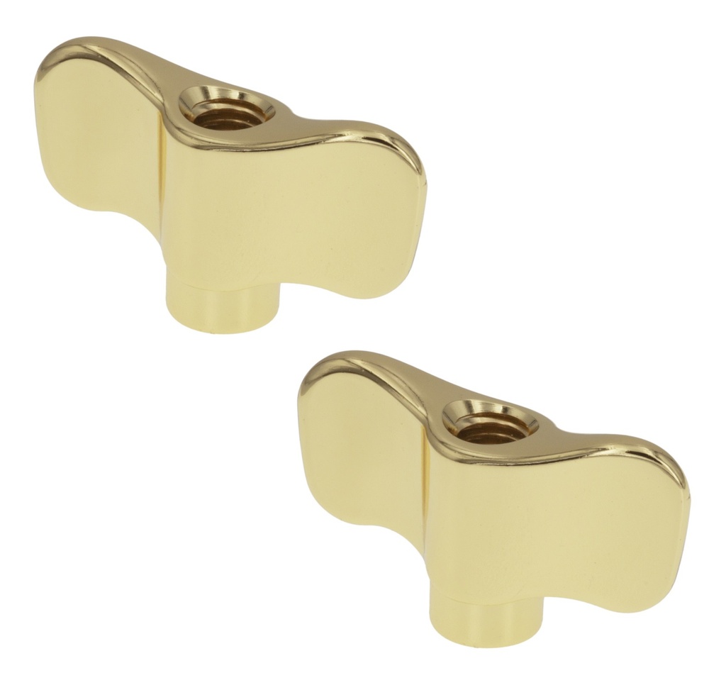 WN8-4BR - Papillon Cymbale M8 (x2) - Brass