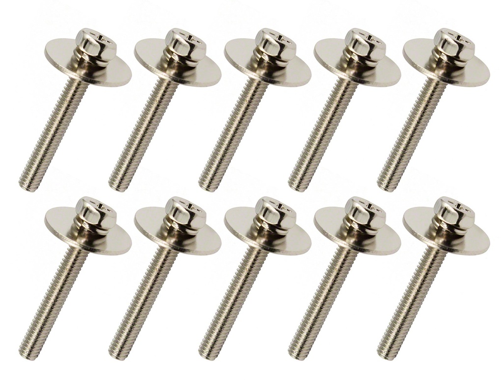 WSC4-28 - M4 28mm - Vis Intérieure d'Accastillage pour Fût Bois (x10)