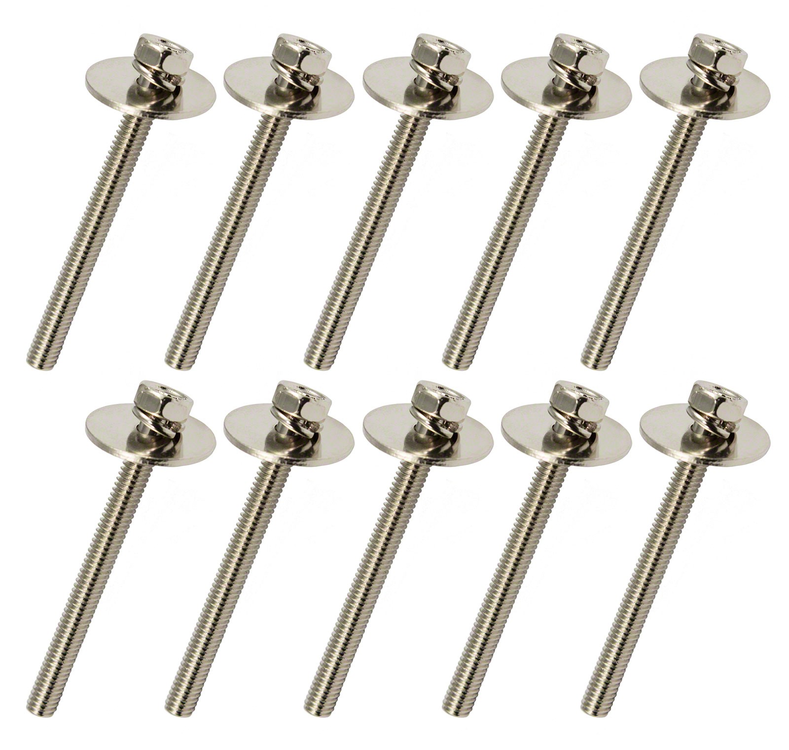 WSC4-42 - M4 42mm - Vis Intérieure d'Accastillage pour Fût Bois (x10)