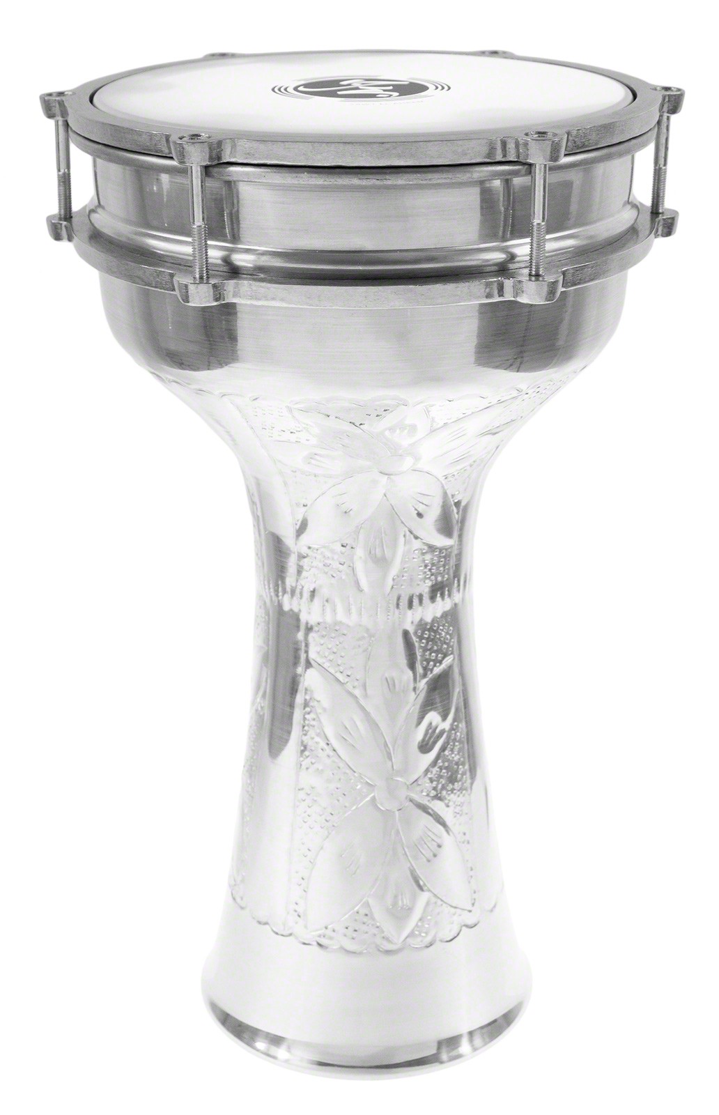 TA21EJ - Darbouka Turque 41cm Gravé avec Cymbalettes