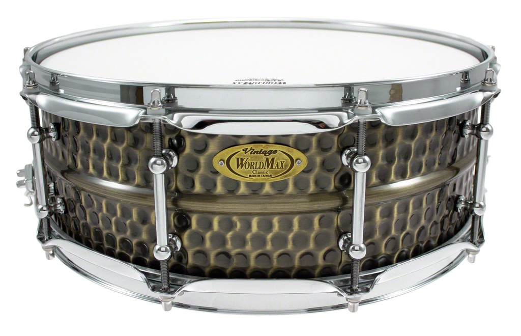 BKH-5014SH - Caisse Claire Black Dawg 14" x 5" - Fût Laiton Martelé