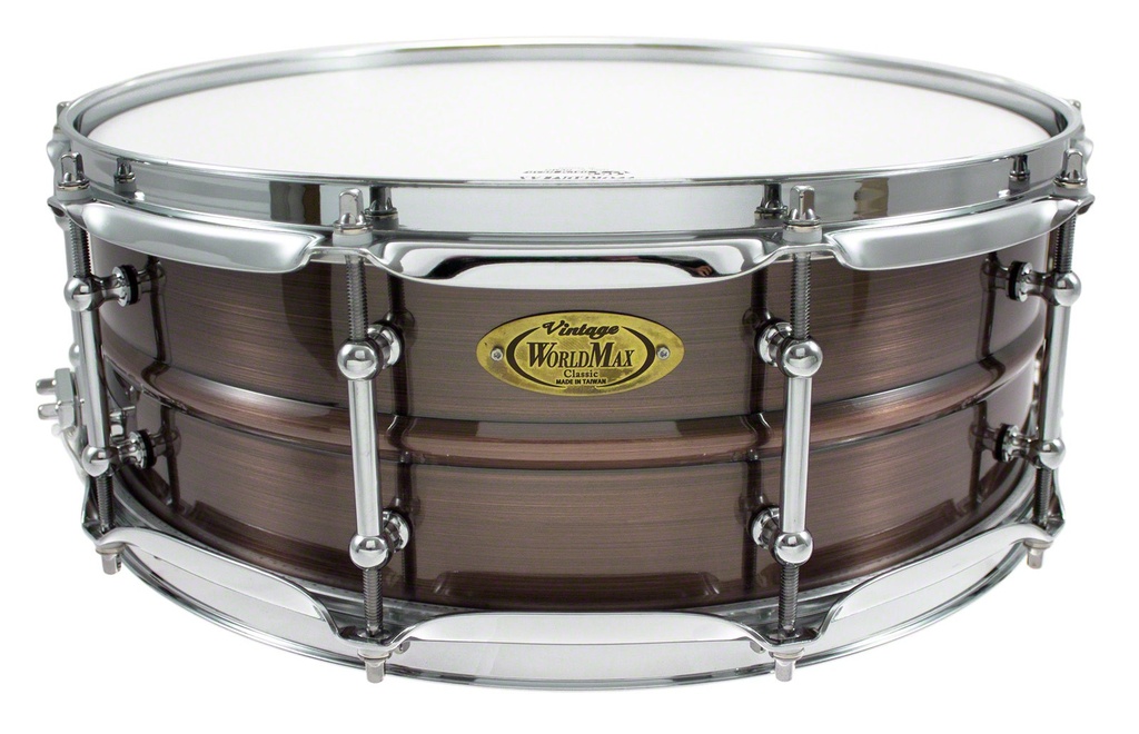 BKR-5014SH - Caisse Claire Black Dawg 14" x 5" - Fût Laiton Brushed Red Copper