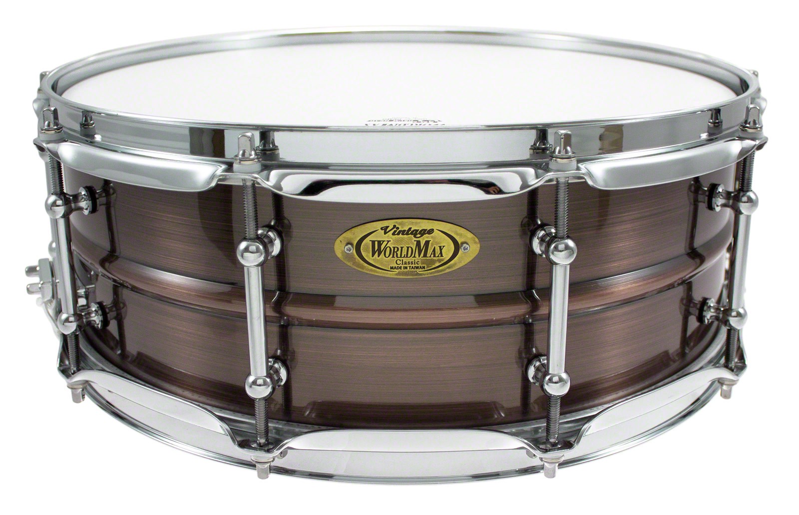BKR-5014SH - Caisse Claire Black Dawg 14" x 5" - Fût Laiton Brushed Red Copper