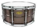 BKR-6514SH - Caisse Claire Black Dawg 14" x 6.5" - Fût Laiton Brushed Red Copper