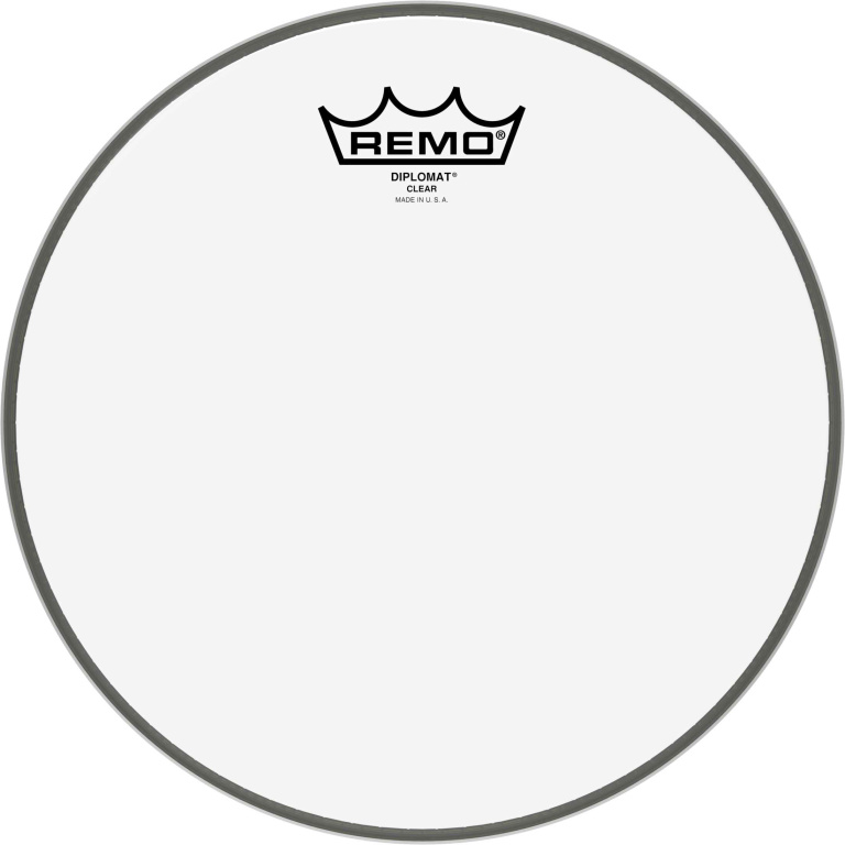 Peau Diplomat Transparente 10" pour Tom/ Caisse claire