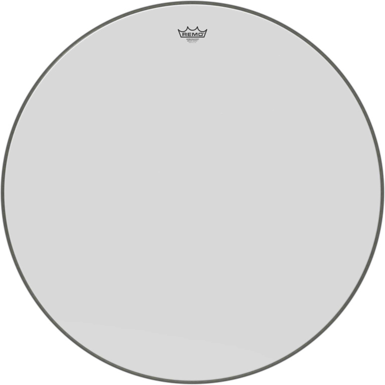 Peau Ambassador blanc lisse 32" pour Grosse caisse