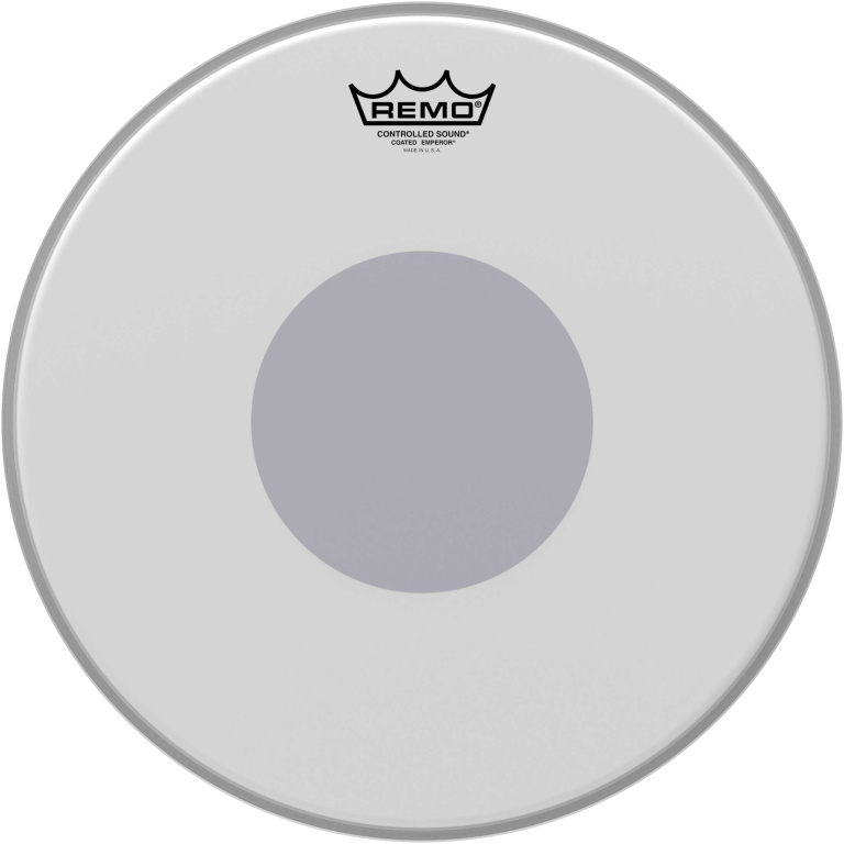 Peau Emperor sablée 14" pour tom/ caisse claire/ tom sur pieds