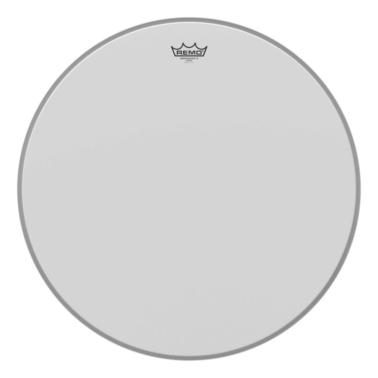 Peau Ambassador X sablée 24" pour grosse caisse