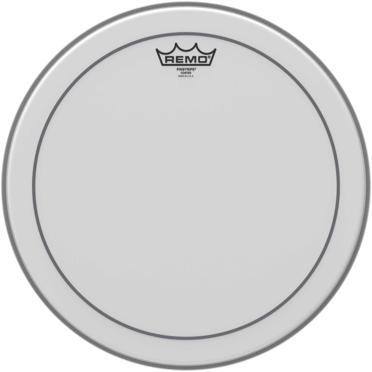 Peau Pinstripe sablée 15" pour Tom/ Caisse claire/ Tom sur pieds