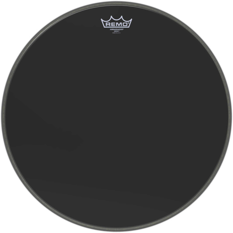 Peau Ebony Ambassador 18" pour Grosse caisse