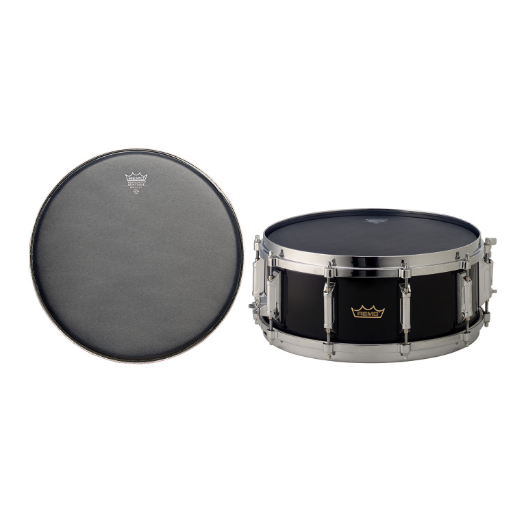 Peau de frappe Ebony Suede Ambassador Matt 14" pour caisse claire