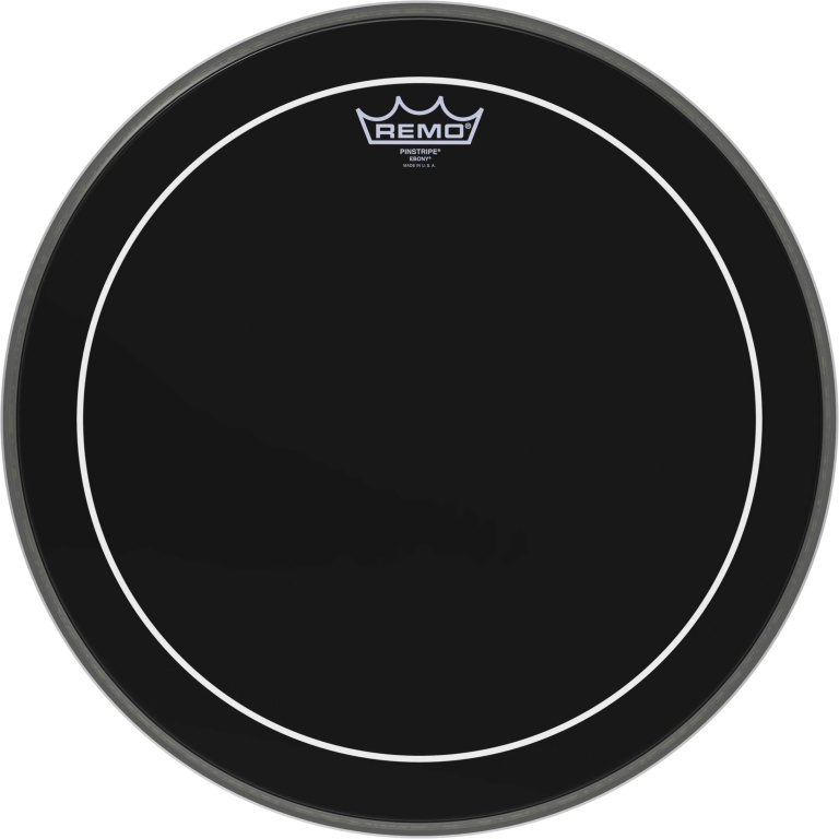 Peau Ebony Pinstripe 16" pour grosse caisse