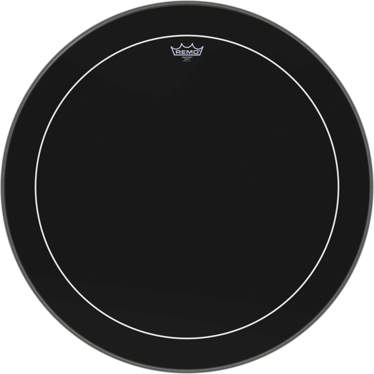 Peau Ebony Pinstripe 28" pour Grosse caisse