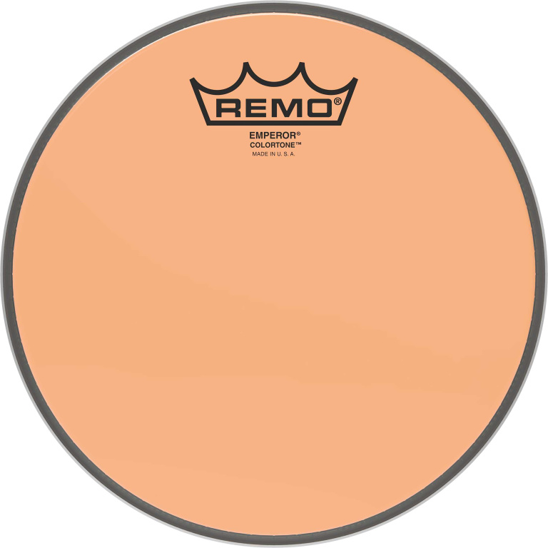 Peau de frappe Emperor Colortone, orange, 8"