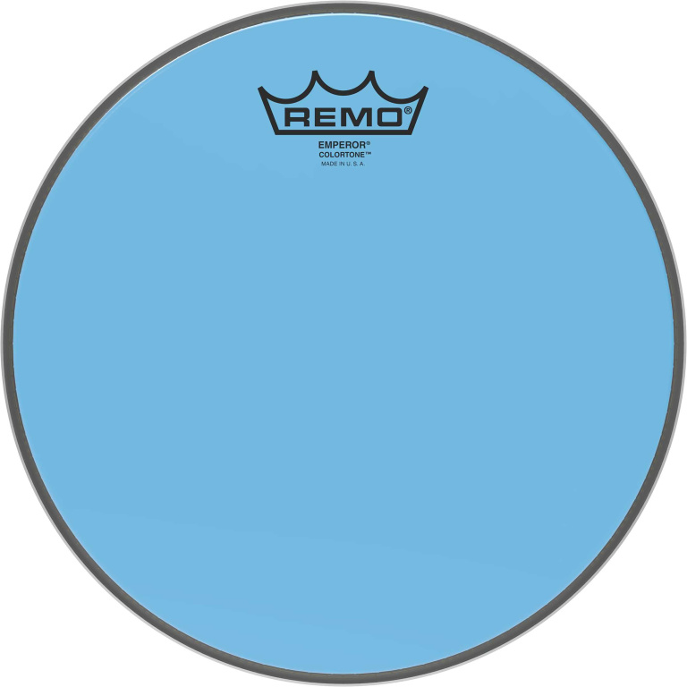 Peau de frappe Emperor Colortone, bleu, 10"