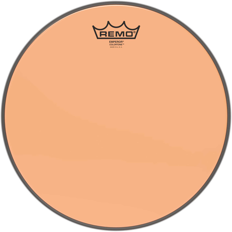 Peau de frappe Emperor Colortone, orange, 12"