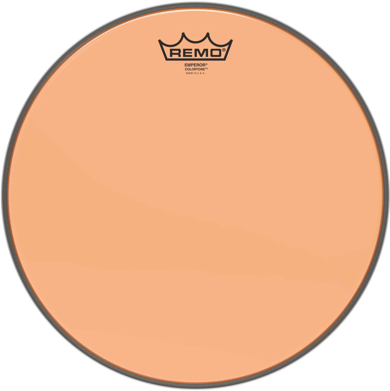 Peau de frappe Emperor Colortone, orange, 13"