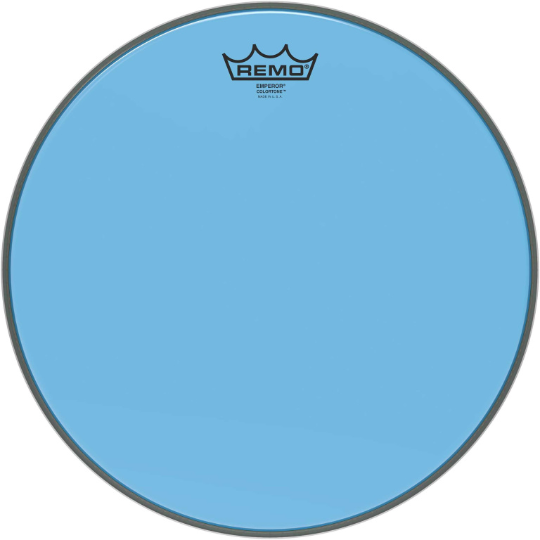 Peau de frappe Emperor Colortone, bleu, 14"