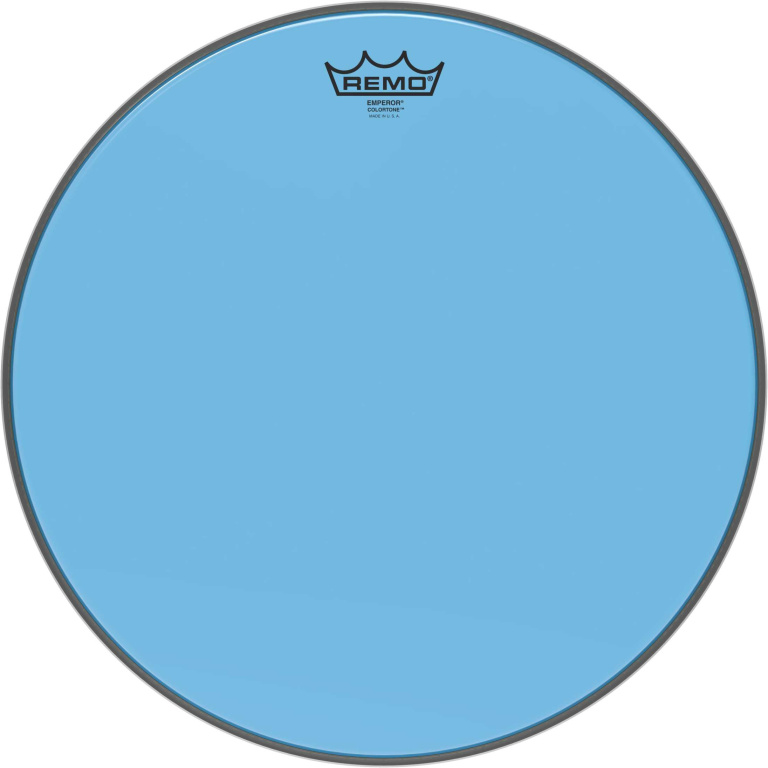 Peau de frappe Emperor Colortone, bleu, 16"