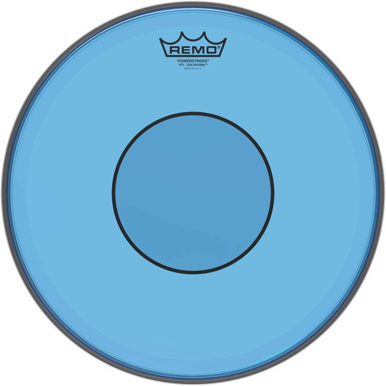 Peau de frappe Powerstroke 77 Colortone pour caisse claire, bleu, 13"