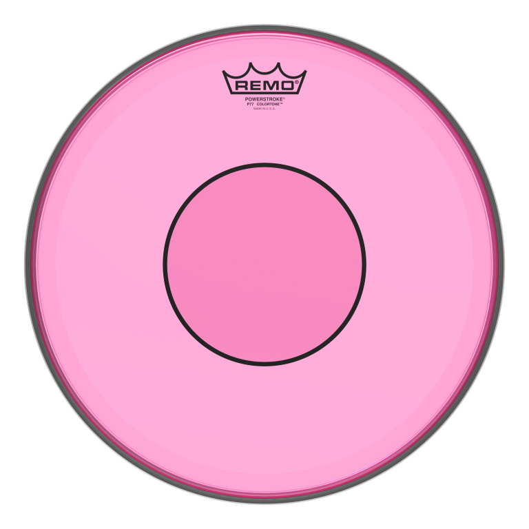 Peau de frappe Powerstroke 77 Colortone pour caisse claire, rose, 14"