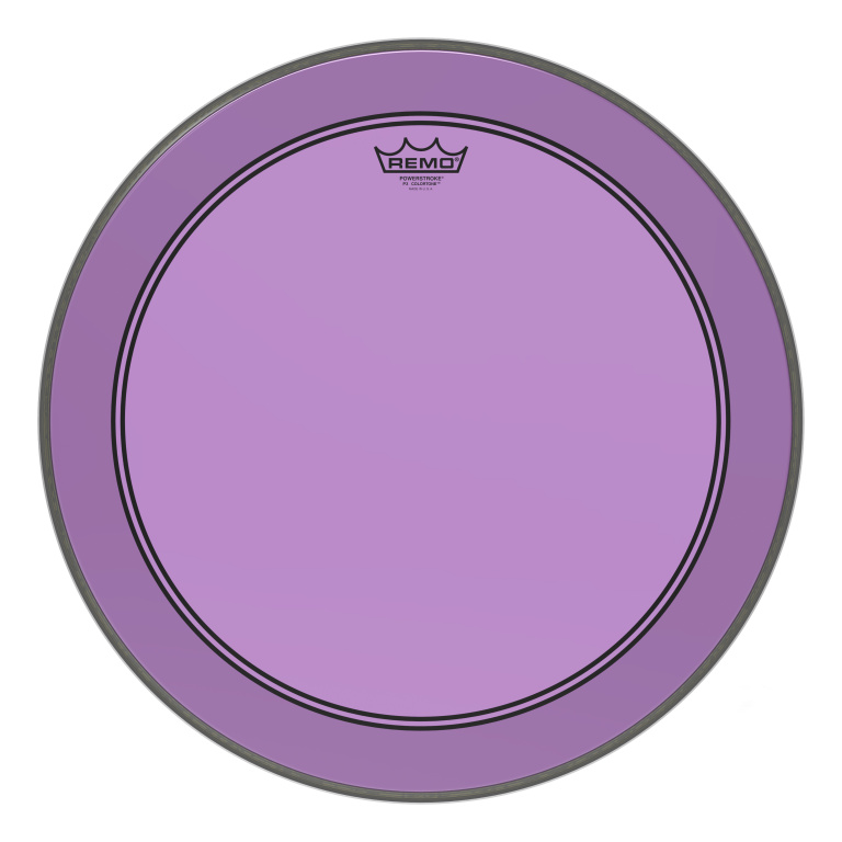Peau de frappe Powerstroke 3 Colortone pour grosse caisse, violet, 20"