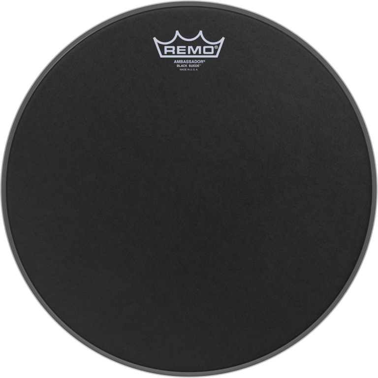 Peau Black Suede Ambassador 13" pour Tom/ Caisse claire