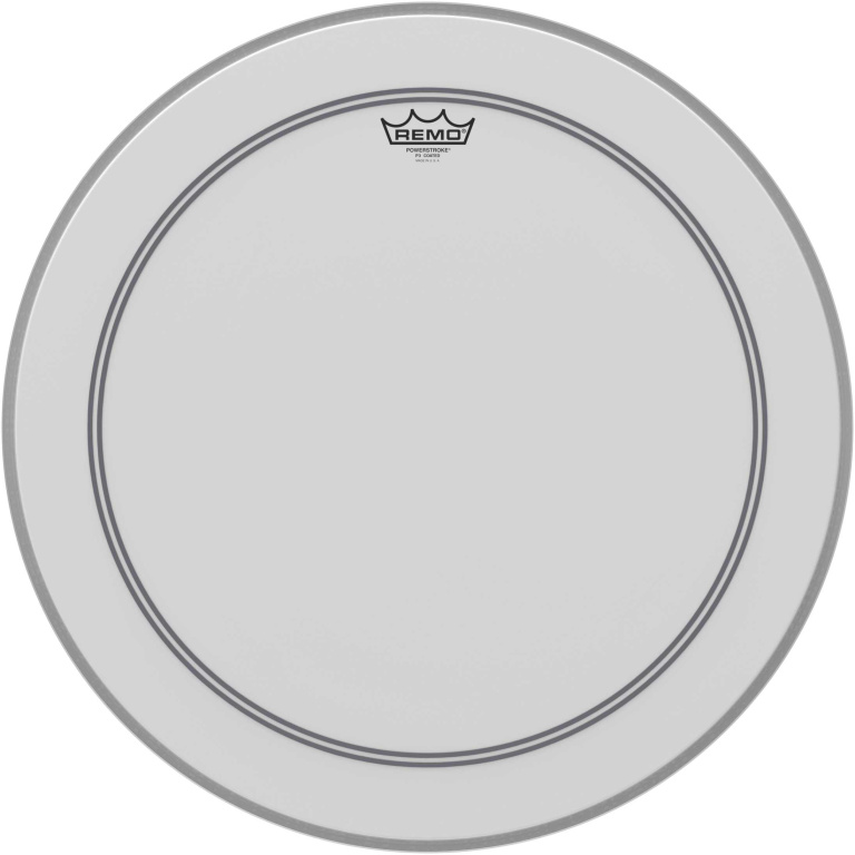 Peau Powerstroke 3 Ambassador sablée 22" pour grosse caisse