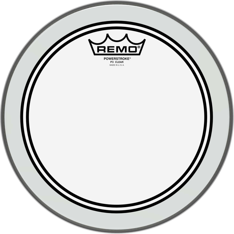 Peau Powerstroke 3 Ambassador transparente 10" pour Tom/ Caisse claire