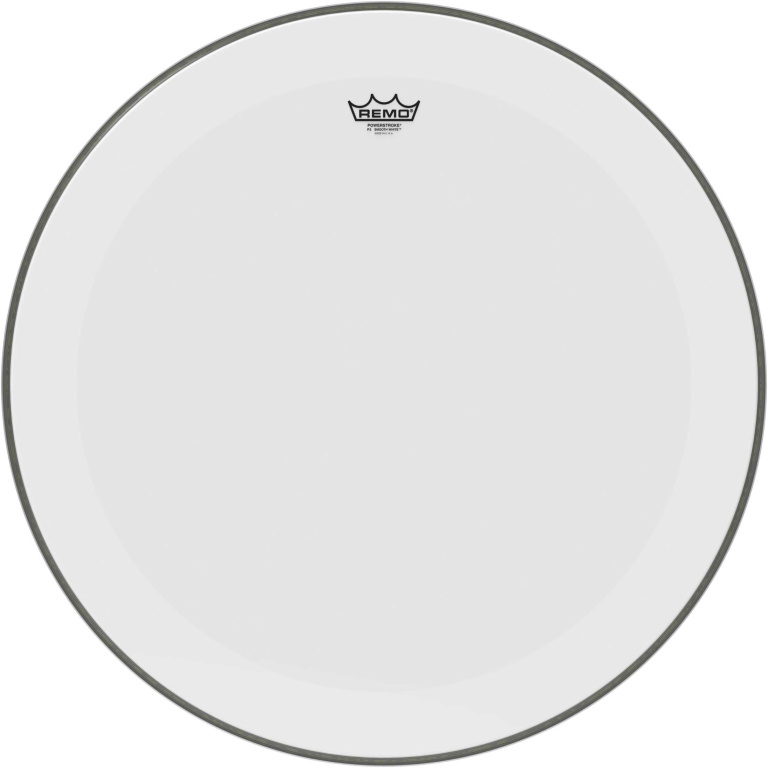 Peau Powerstroke 3 blanc lisse 26" pour grosse caisse