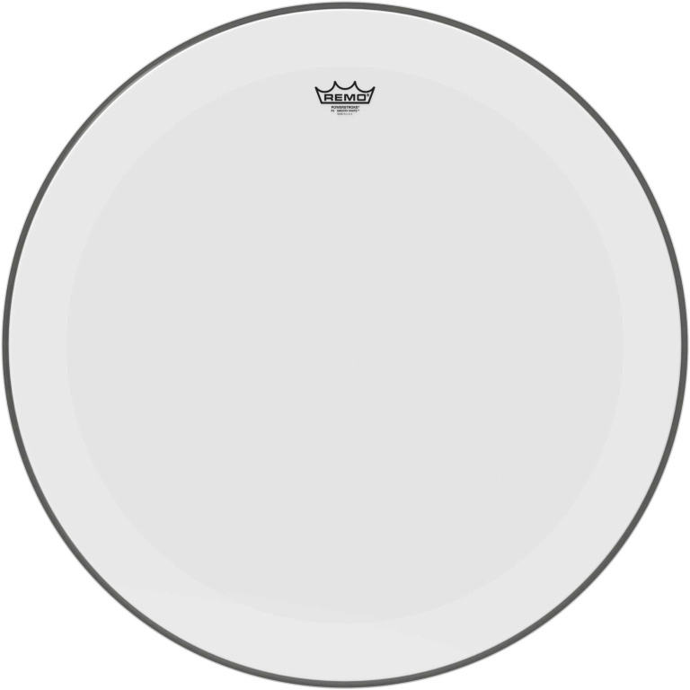 Peau Powerstroke 3 blanc lisse 28" pour grosse caisse