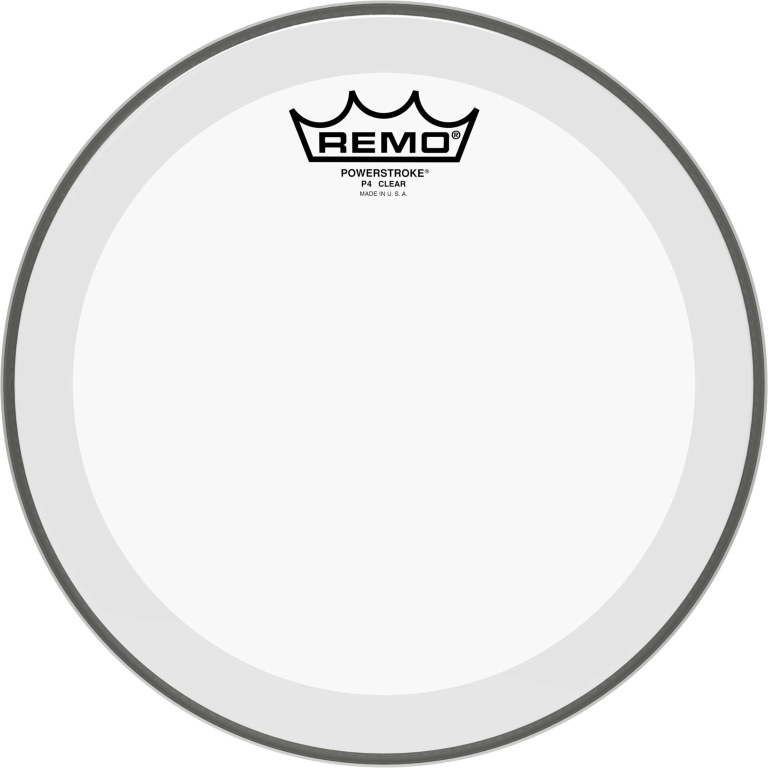 Peau Powerstroke 4 transparente 10" avec double pli pour Tom